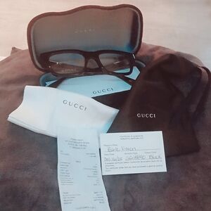 Gucci Black Glasses with Case